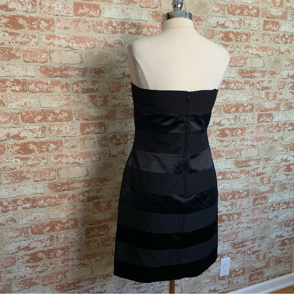 LAUNDRY BY DESIGN Dress Black Strapless NWT Size 12 Cocktail Formal - Picture 5 of 10